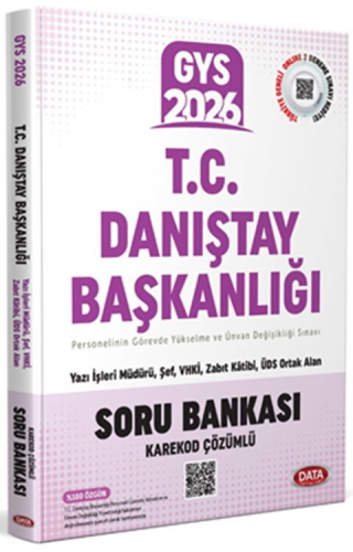 - Data Yayınları 2026 T.C. Danıştay Başkanlığı GYS Soru Bankası - Kare