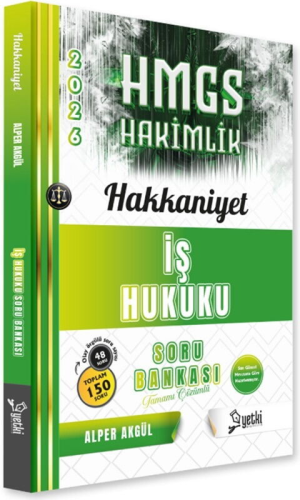 HMGS, Hakimlik Sınavları,HMGS Soru Bankası, - Yetki Yayıncılık - Yetki