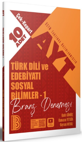 TYT Deneme Sınavları - Benim Hocam Yayınları 2026 AYT Türk Dili ve Ede