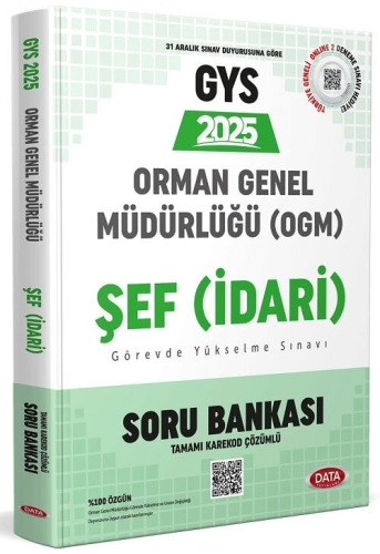 Data Yayınları 2025 Orman Genel Müdürlüğü GYS-ÜDS Soru Bankası
