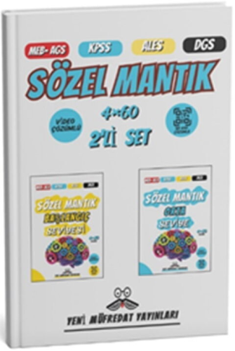 Yeni Müfredat Yayınları 2025 MEB AGS KPSS ALES DGS Sözel Mantık Başlangıç Orta Seviye 4x60 Tamamı Video Çözümlü Deneme Sınavı