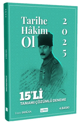 İlken Yayınları 2025 Adli ve İdari Hakimlik Tarihe Hakim Ol 15 Deneme Çözümlü