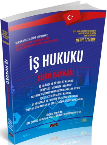 Savaş Yayınları 2026 HMGS ve Tüm Kurum Sınavları İçin İş Hukuku Soru Bankası