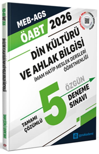 - GYSAkademi 2026 ÖABT MEB AGS Din Kültürü ve Ahlak Bilgisi Öğretmenli