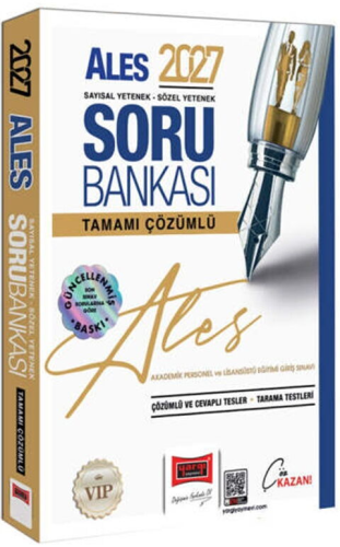 Yargı Yayınları 2027 ALES VİP Sayısal-Sözel Yetenek Tamamı Çözümlü Sor