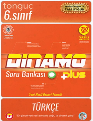5-8. Sınıf Kitapları - Tonguç Akademi 6. Sınıf Türkçe Dinamo Plus Soru