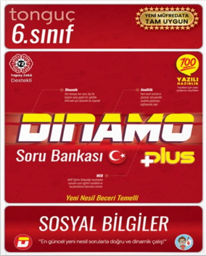 5-8. Sınıf Kitapları - Tonguç Akademi 6. Sınıf Dinamo Sosyal Bilgiler 