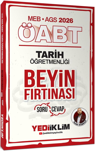 Yediiklim Yayınları 2026 MEB AGS ÖABT Tarih Öğretmenliği Beyin Fırtınası Soru Cevap