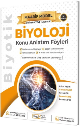 - Biyotik Yayınları - Biyotik Yayınları Üniversiteye Hazırlık Biyoloji