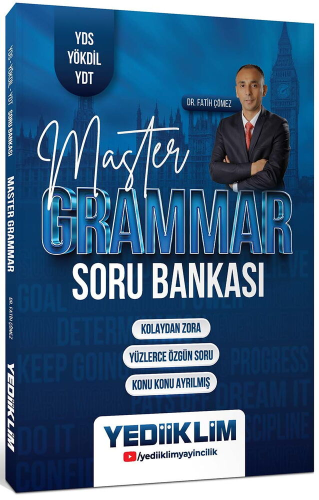 Yediiklim Yayınları YDS YÖKDİL YDT Master Grammar Soru Bankası