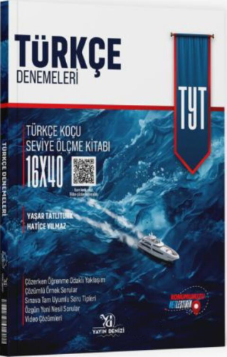 Yayın Denizi Yayınları TYT Türkçe 16 x 40 Branş Denemeleri