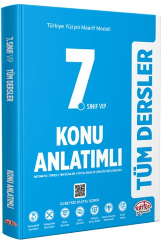 - Data Yayınları 7. Sınıf Tüm Dersler Maarif Model Konu Anlatımlı - Ko