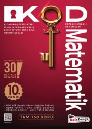 Lise (9-12. Sınıf) Kitapları,10. Sınıf, - Kafa Dengi Yayınları - Kafa 