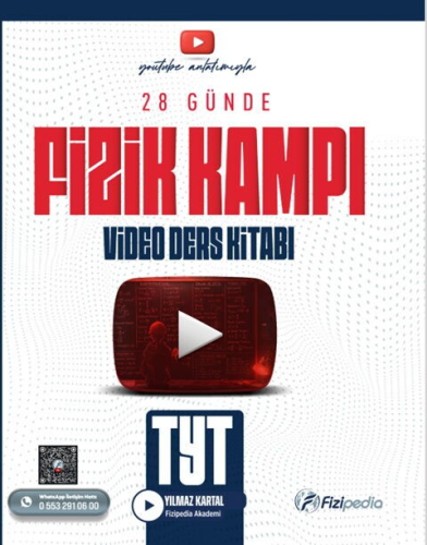 Fizik - Fizipedia Yayınları TYT Fizik 28 Günde Video Ders Kitabı - Yıl