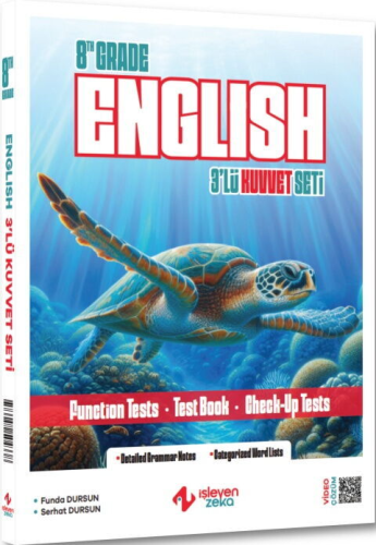 İşleyen Zeka Yayınları 8. Sınıf İngilizce 3'lü Kuvvet Serisi Seti