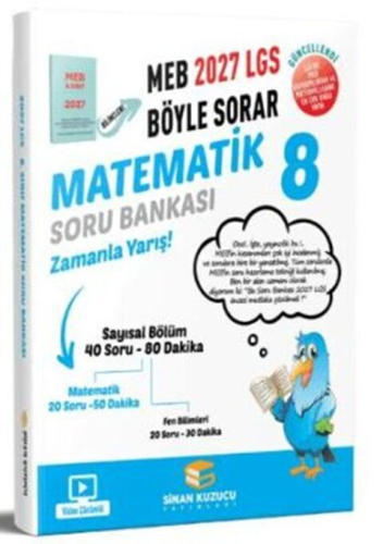 Sinan Kuzucu Yayınları 2027 8. Sınıf Matematik Soru Bankası