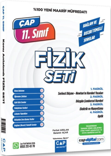 Çap Yayınları 11. Sınıf Fizik Maarif Model Set