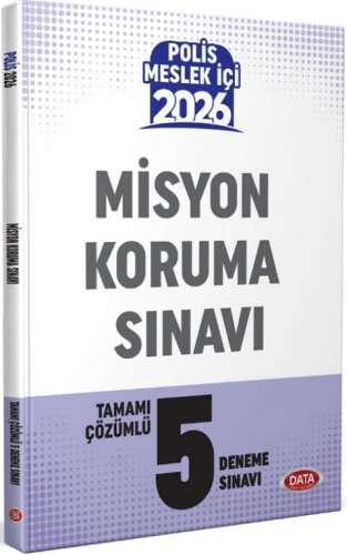 Data Yayınları 2026 Emniyet Genel Müdürlüğü Polis Misyon Koruma Sınavı