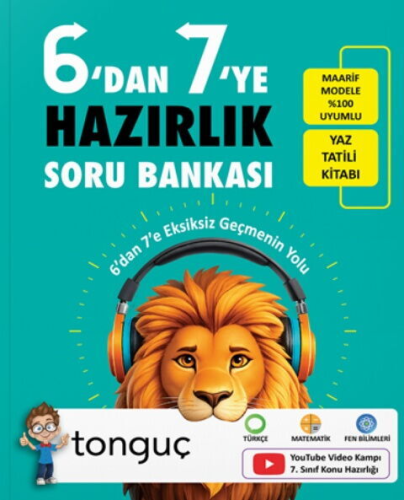 Tonguç Akademi 6'dan 7'ye Hazırlık Soru Bankası