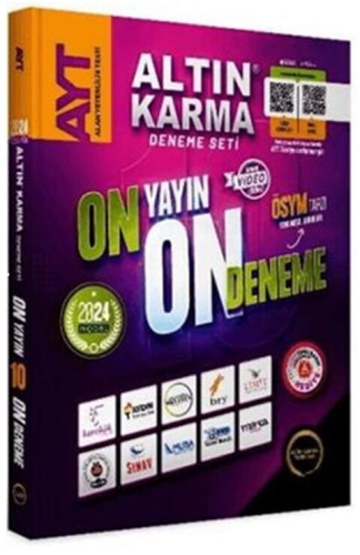 TYT - AYT Deneme Sınavları,AYT Deneme Sınavları, - Altın Karma Yayınla