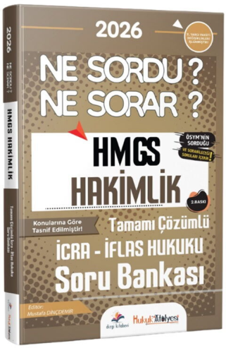 HMGS, Hakimlik Sınavları,HMGS Soru Bankası, - Dizgi Kitap - Dizgi Kita