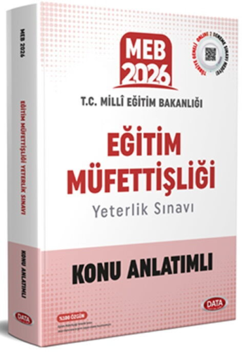 Data Yayınları 2026 MEB Eğitim Müfettişliği Yeterlilik Sınavı Konu Anlatımlı