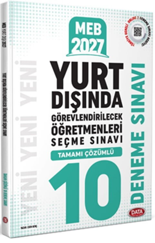 MEB Eğitim Kurumları Sınavları - Data Yayınları 2027 MEB Yurt Dışında 