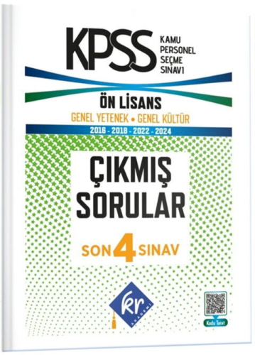 KPSS Lise Önlisans,Çıkmış Sorular, - KR Akademi - KR Akademi KPSS Gene