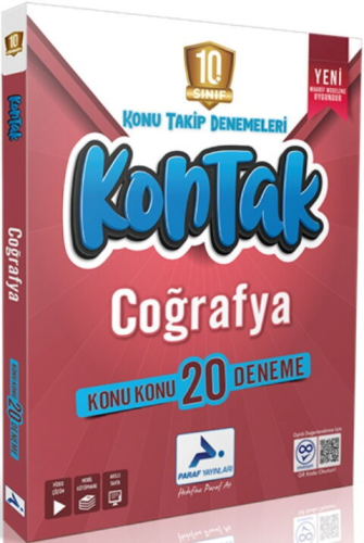 Paraf Yayınları 10. Sınıf Coğrafya Kontak Konu Takip Denemeleri