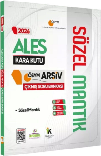 Soru Bankası - İnformal Yayınları 2026 ALES SÖZEL MANTIK Kara Kutu ÖSY