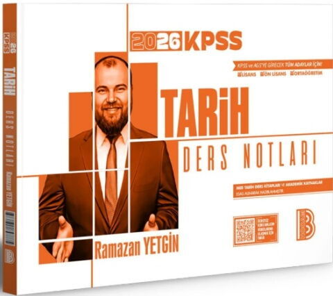 Benim Hocam Yayınları 2026 KPSS Tarih Ders Notları