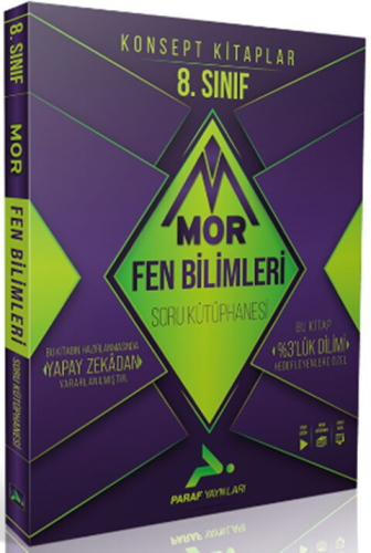- Paraf Yayınları - Paraf Yayınları 8. Sınıf LGS Mor Fen Bilimleri Sor