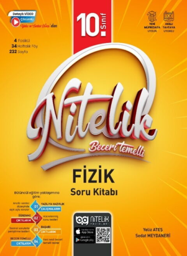 - Nitelik Yayınları TYT AYT - Nitelik Yayınları 10. Sınıf Fizik Beceri