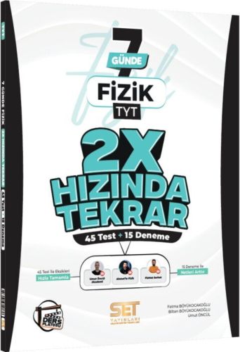 Set Yayınları TYT Fizik 2X Hızında Tekrar