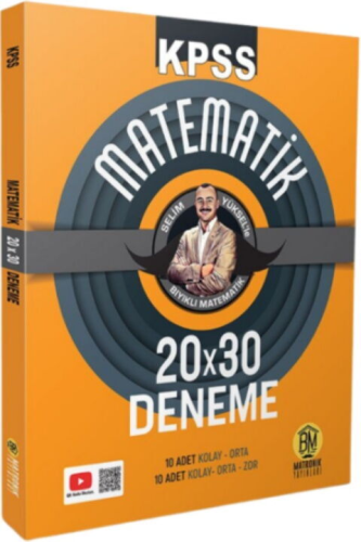Bıyıklı Matematik 2026 KPSS Matematik 20 x 30 Deneme