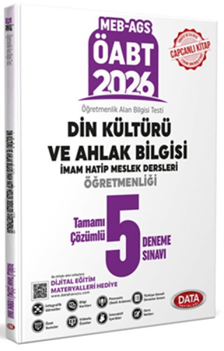 Deneme - Data Yayınları 2026 MEB AGS ÖABT Din Kültürü ve Ahlak Bilgisi
