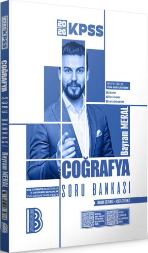 Benim Hocam Yayınları 2026 KPSS Coğrafya Tamamı Çözümlü Soru Bankası