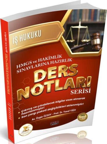 Savaş Yayınları 2026 HUKAL HMGS-HAKİMLİK İş Hukuku Ders Notları