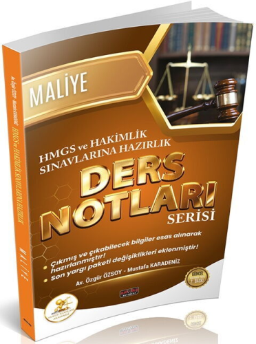 Savaş Yayınları 2026 HUKAL HMGS-HAKİMLİK Maliye Ders Notları