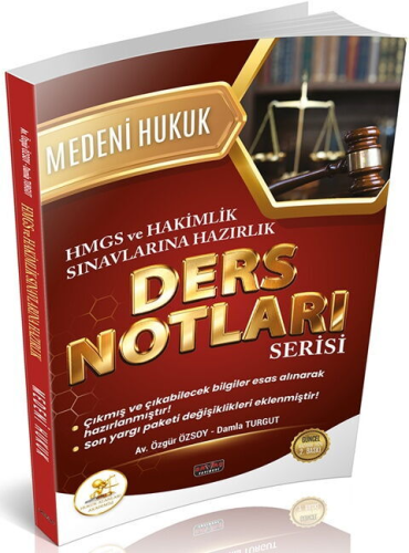 Savaş Yayınları 2026 HUKAL HMGS-HAKİMLİK Medeni Hukuk Ders Notları
