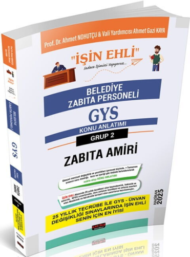Savaş Yayınları 2025 GYS Belediye Zabıta Personeli Belediye Zabıta Amiri Konu Anlatımı