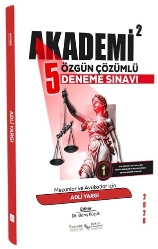 İlken Yayınları 2026 Adli Yargı Hakimlik 5 Özgün Deneme Çözümlü