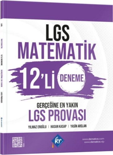 KR Akademi LGS Matematik 12'li Deneme Gerçeğine En Yakın LGS Provası