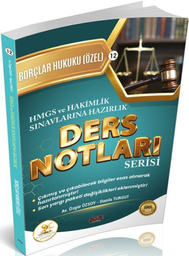 - Savaş Yayınevi - Savaş Yayınları 2026 HUKAL HMGS-HAKİMLİK Borçlar Hu