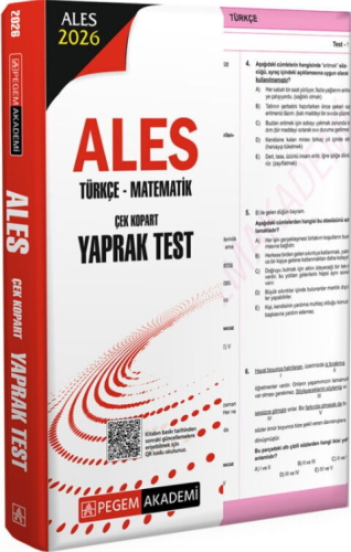 ALES Kitapları,Soru Bankası, - Pegem Sınav Kitapları - Pegem Yayınları
