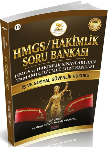 Savaş Yayınları 2026 HUKAL HMGS-HAKİMLİK İş Hukuku Sosyal Güvenlik Hukuku Soru Bankası