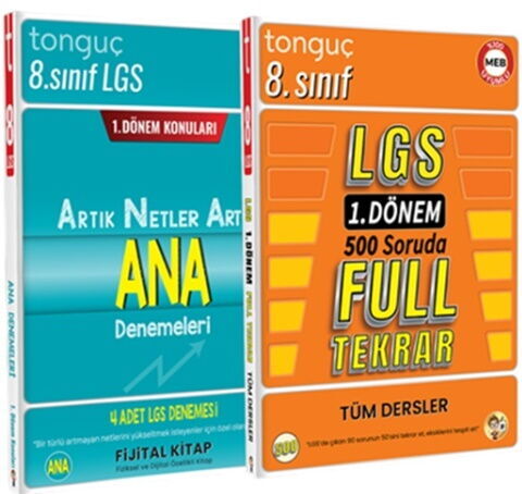 İlköğretim (1-8 Sınıf) Kitapları,8. Sınıf LGS Kitapları, - Tonguç Yayı