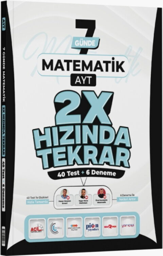 AYT Deneme Sınavları - Ders Platosu AYT Matematik 7 Günde 2X Hızında T