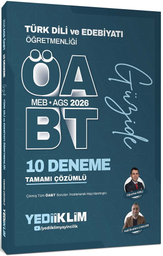 Deneme - Yediiklim Yayınları 2026 MEB AGS ÖABT Güzide Türk Dili ve Ede
