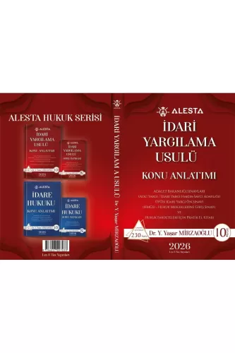 Lex-tax Yayınları 2026 Alesta İdari Yargılama Usulü Hukuku - Konu Anlatımı, Mevzuat, Çözümlü Sorular